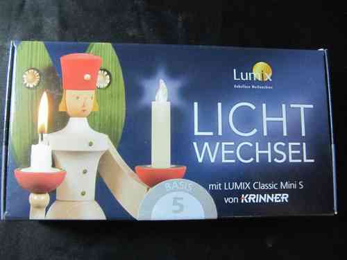 Lumix classic mini 5 LED Kerzen + Fernbedienung